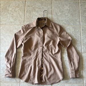 Women’s CR ranchwear sun savvy button down size XS